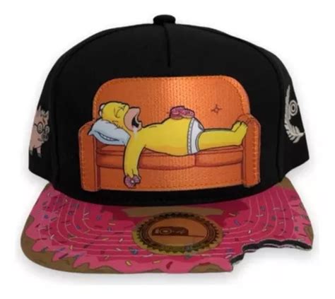 Snap Gorra De Homero Simpson Visera Plana Unisex Meses Sin Inter S