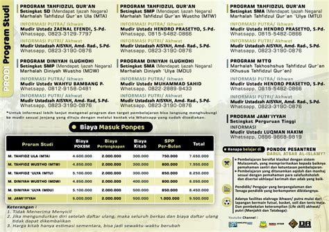Brosur Penerimaan Santri Baru 2024 2025