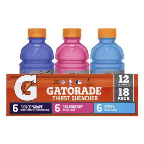 Gatorade® Purple Red Blue Sports Drink Mini Variety Pack Bottles 18 Bottles 12 Fl Oz King