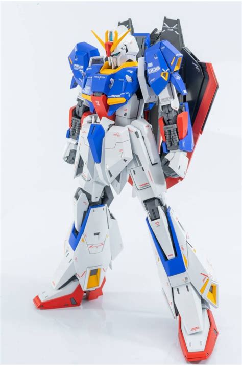 Mg Zガンダム Verkaハイパーメガランチャー付き 改造改修、全塗装完成品 プラモデル