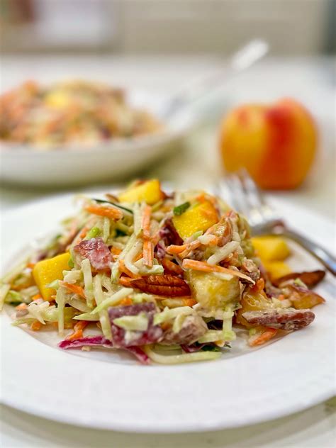 Peach Pecan Coleslaw Joy Bauer