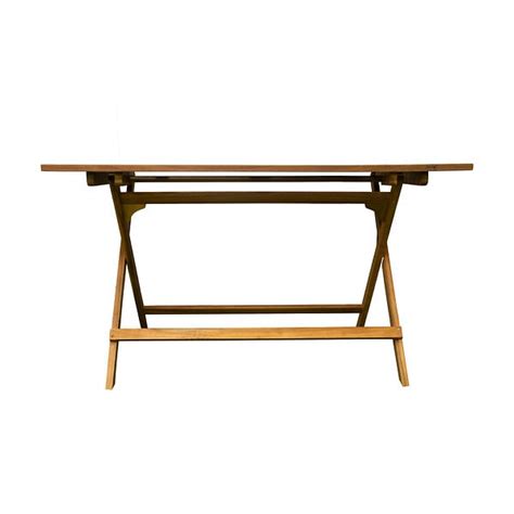 Table Pliante De Jardin Bali 130x70CM Acacia Brico Cash