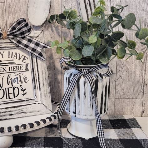 White Glass Vase Etsy