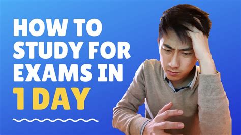 How To Study For Exams In One Day Study Tips Youtube