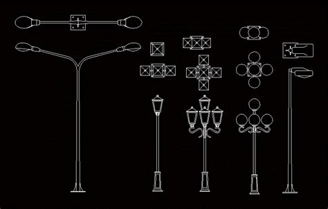 Lanterns DWG Plan For AutoCAD Designs CAD