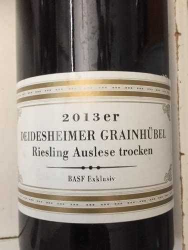 Julius Ferdinand Kimich Deidesheimer Grainhübel Riesling Auslese