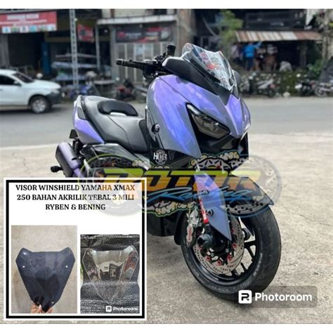 Jual Winshield Variasi Visor Yamaha New Xmax Connected Sporty