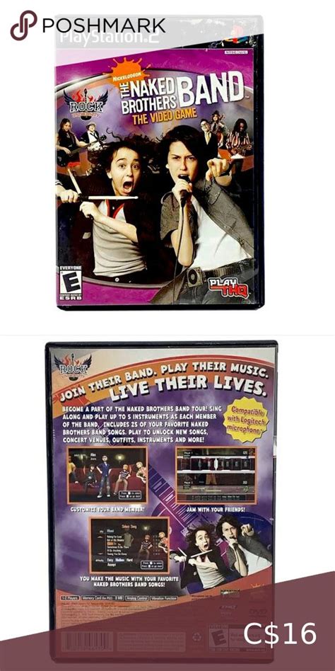 SONY PlayStation 2 The Naked Brothers Band The Video Game Game