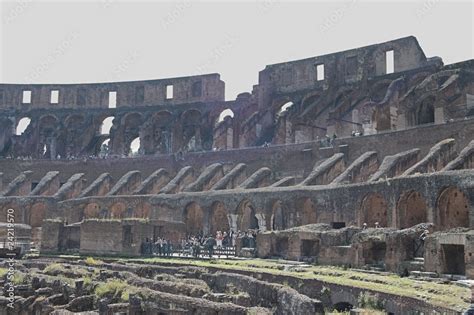 Interior Coliseo romano Stock Photo | Adobe Stock