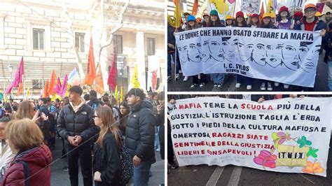 In Marcia Contro Tutte Le Mafie A Roma Il Corteo Di Libera Nella