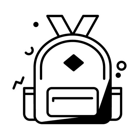 Vector Illustration Bagpack Icon 41646891 Vector Art At Vecteezy