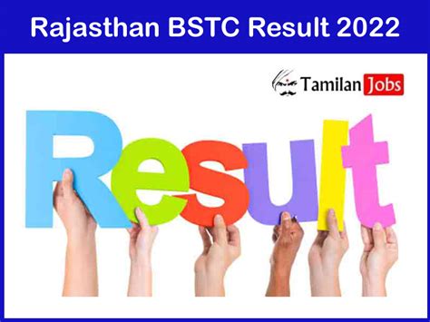 Rajasthan BSTC Result 2022 Released Check Name List Here