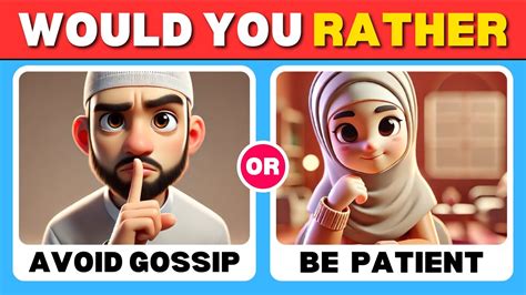 Would You Rather Ramadan Prep Edition Tough Choices Await 🌙 Youtube