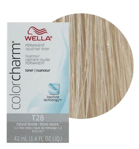 Tinte Wella Color Charm Liquid Toner Natural Blonde T28 La Española