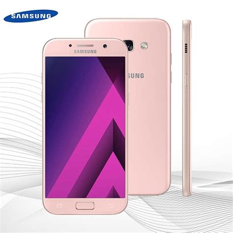 Smartphone Samsung Galaxy A5 2017 A520fds Rosa Com 64gb Dual Chip Tela 52 Fhd 4g Câmera