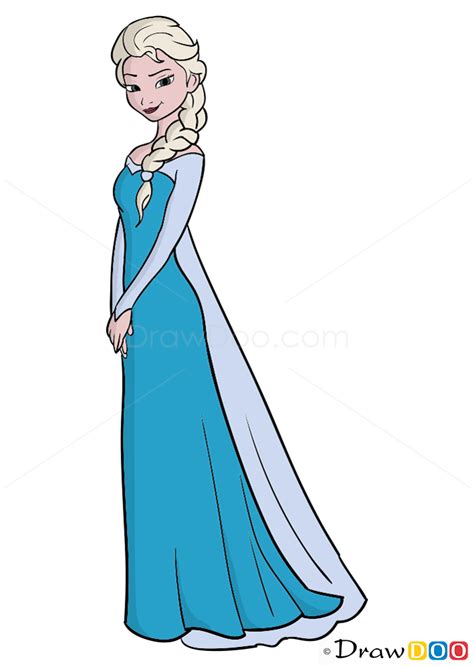 Easy To Draw Elsa Learn How To Draw Elsa Prefixword