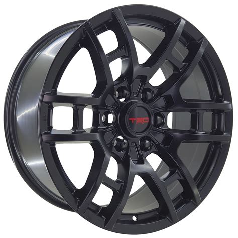 Jogo Rodas Off Road Toyota TRD Hilux 20x9 6x139 Et 15 Preto Semi Brilho