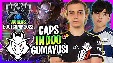 G2 CAPS Duo T1 GUMAYUSI IN KOREA SOLOQ G2 Caps Plays Orianna Mid