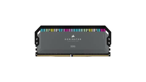 DOMINATOR® PLATINUM RGB 32GB (2x16GB) DDR5 DRAM 7600MHz C36 Memory Kit ...