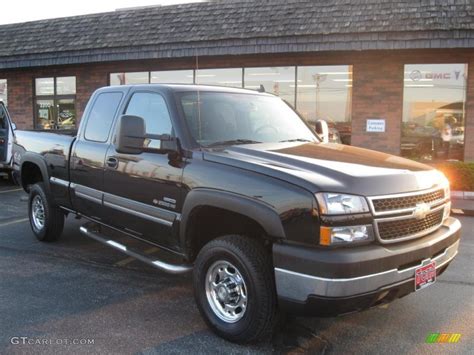2006 Black Chevrolet Silverado 2500hd Lt Extended Cab 4x4 30432225