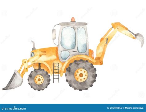 Del Morino Backhoe Clipart