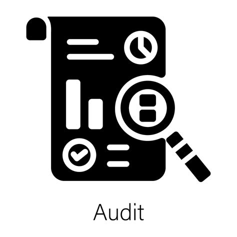 Here Is A Filled Style Icon Of Audit 46800290 Vector Art At Vecteezy