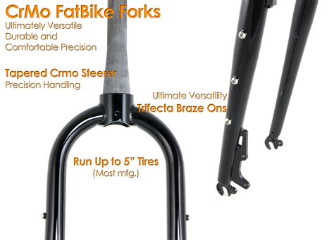 ship  states fat bike full crmo forks promo sale tapered crmo