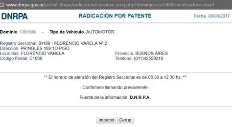 Registro Dnrpa C Mo Identificar Un Veh Culo Por Su Matr Cula O