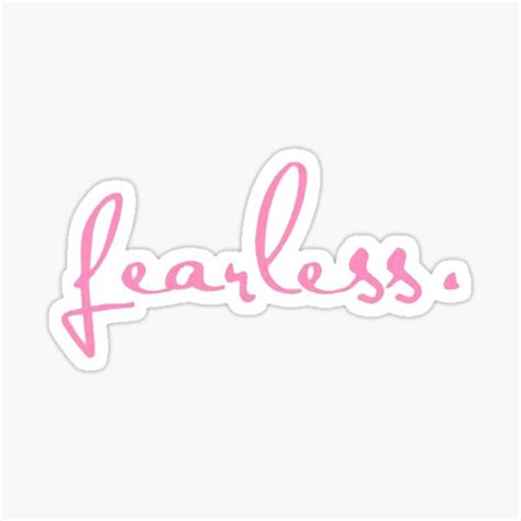 Fearless Stickers Redbubble