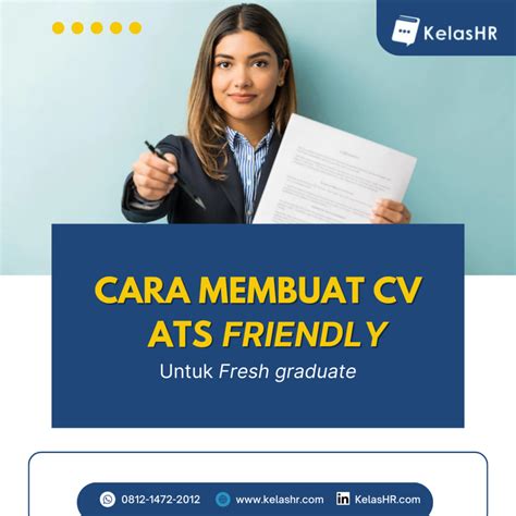 Cara Membuat Cv Ats Friendly Untuk Fresh Graduate Agar Cepat Dapat