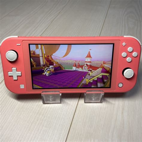 【やや傷や汚れあり】【1円スタート】2020年製nintendo Switch Liteコーラル ニンテンドー スイッチライト 動作確認and初期