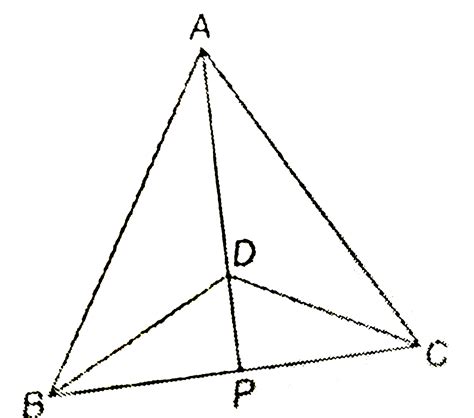 Deltaabc And Deltadbc Are Two Isosceles Triangles On The Same Base Bc