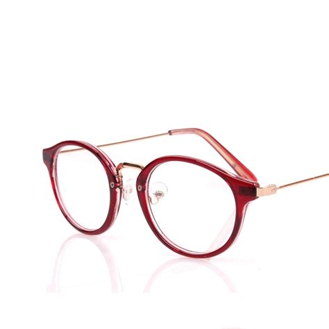 Laura Fairy Brand Designer Round Spectacles Glasses Frame Pc Metal