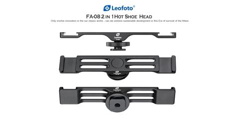 Leofoto Fa In Hot Shoe Adapter Head For Monitor Light Microphone