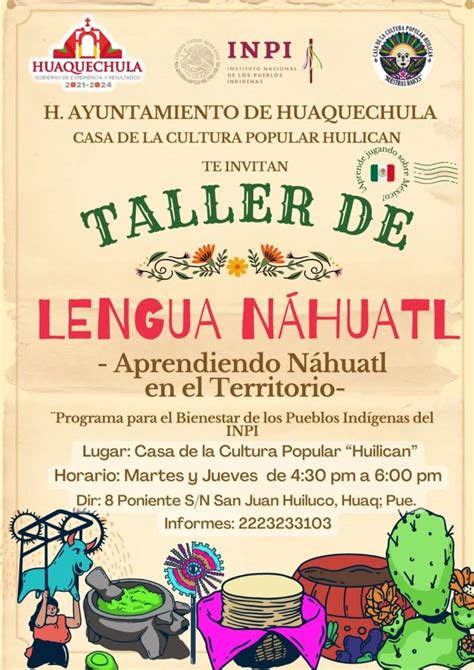 Taller De Lengua N Huatl En Huaquechula