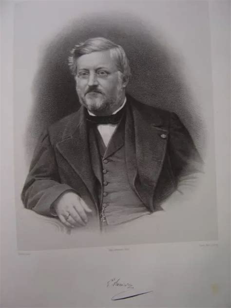 GRAND PORTRAIT DE Charles Alphonse Léon RENIER Lithographie vers 1870