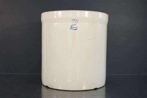 Vintage Or Antique Salt Glazed 2 Gallon Crock Two Gallon Etsy Crock