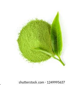 Powder Green Tea Green Tea Leaf Stock Photo Shutterstock