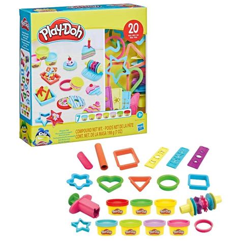 Set De Juego Hasbro Play Doh Masa Moldeable Recreativa Con 20