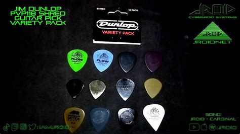 Jim Dunlop Shred Guitar Pick Variety Pack Opening Pvp Jazz Iii