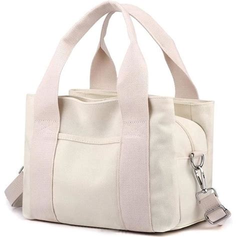 Sac Main En Toile Pour Femme Petit Sac Bandouli Re D Contract