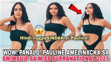 Boom Panalo Si Pauline Amelinckx Sa Kanyang Swimsuit Sa Miss