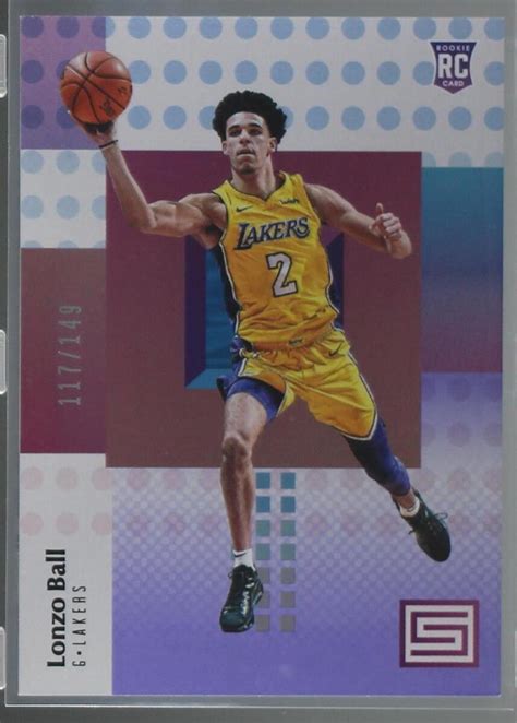 Panini Status Rookies Purple Lonzo Ball Rc For