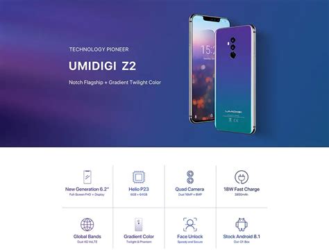 Buy UMIDIGI Z2 4G Smartphone 6GB RAM 64GB ROM GearVita