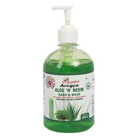 Arogya Aloe N Neem Hand Wash At Rs Bottle Natural Hand Wash In