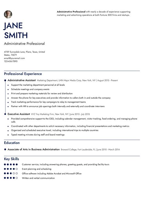 11 Administrative Assistant Resume Examples And Templates For 2025