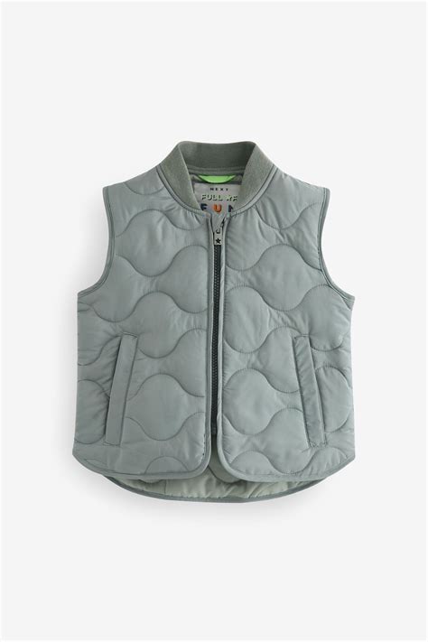 Buy Sage Green Quilted Gilet 3mths 10yrs From Next Hong Kong