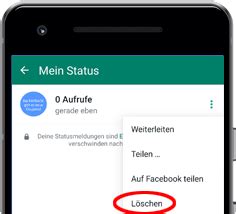 Whatsapp Status Erstellen Ansehen L Schen Payback