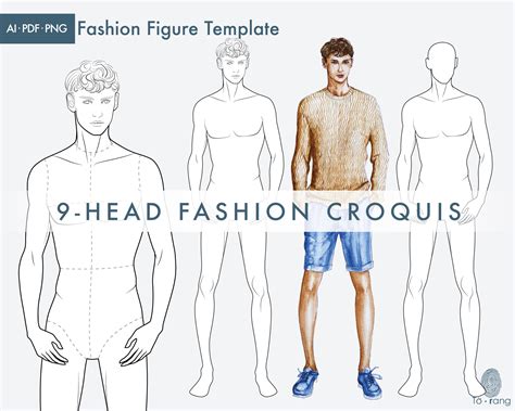 Male Fashion Croquis Template Lupon Gov Ph