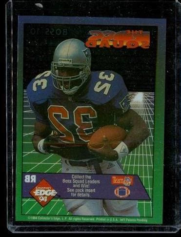 Vintage 1994 COLLECTORS EDGE BOSS Football Card 10 LEONARD RUSSELL